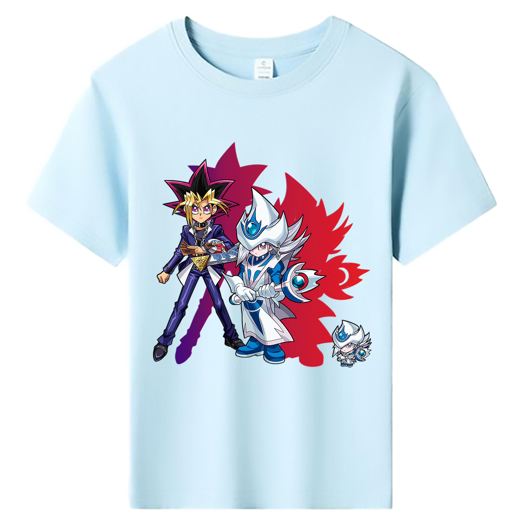 （画像用） 遊☆戯☆王 Yu-Gi-Oh! 綿100％キッズTシャツ（フロントプリント）